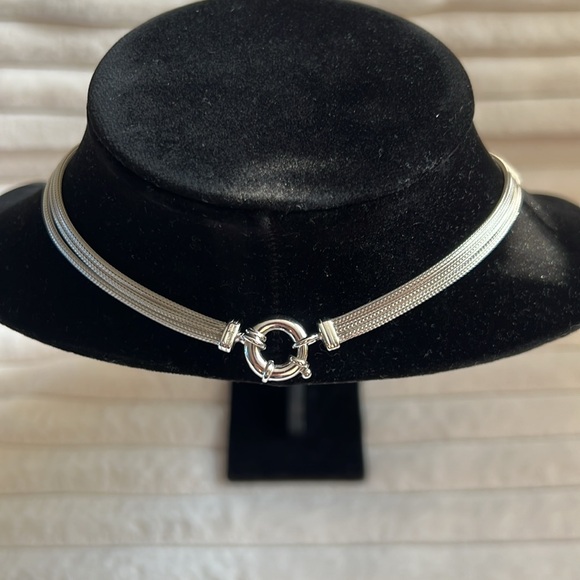 Italian silver necklace - Picture 2 of 14